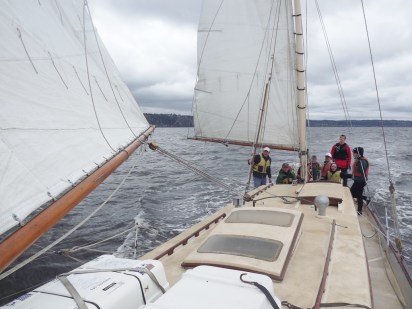 Peak Crew sailing North to Port Gardner Bay