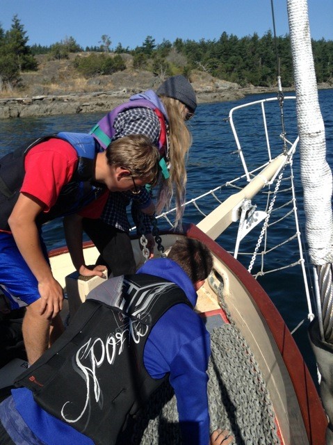 getting the anchor ready